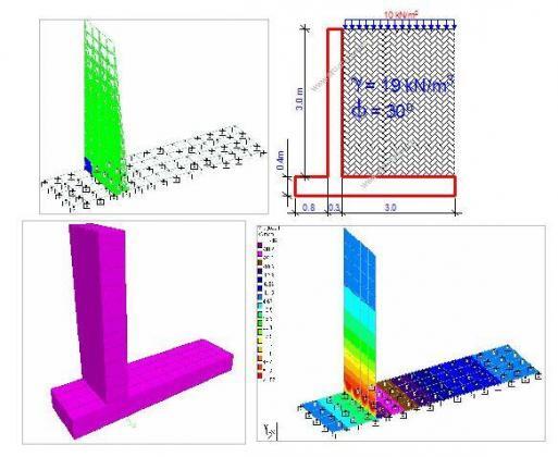 Design of Retaining Wall Using Staad Pro - Hager Quamblus