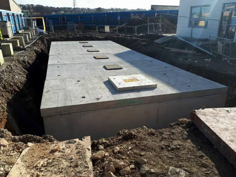 building an underground water tank
