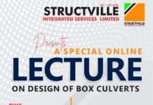 Structville Announces Webinar on Design of Box Culverts – 6th June, 2020