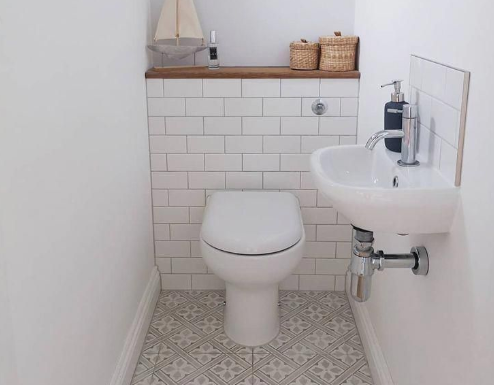Alternative Route For Waste Pipes, How To Tile Around A Toilet Waste Pipe