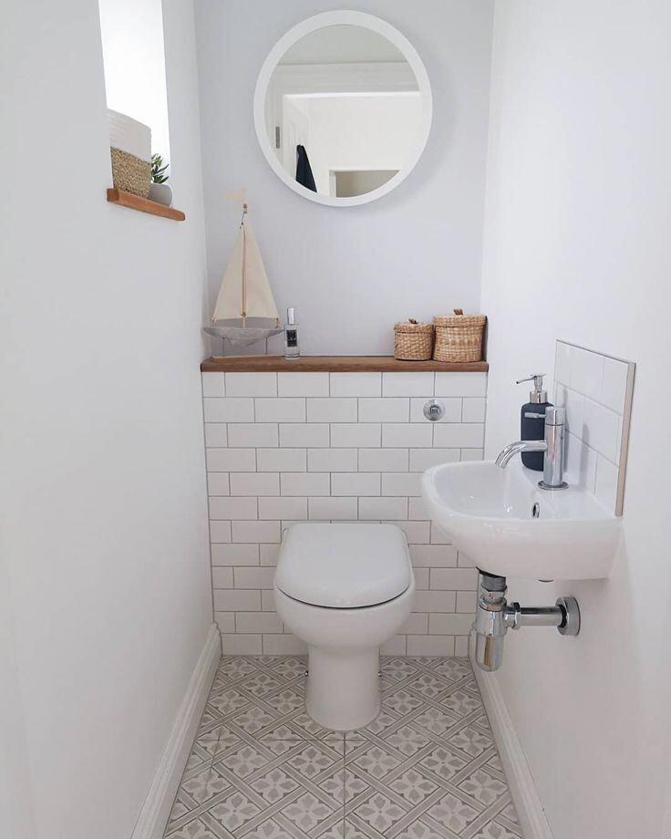 Vanity Walls In Toilets As An, How To Tile Around A Waste Pipe