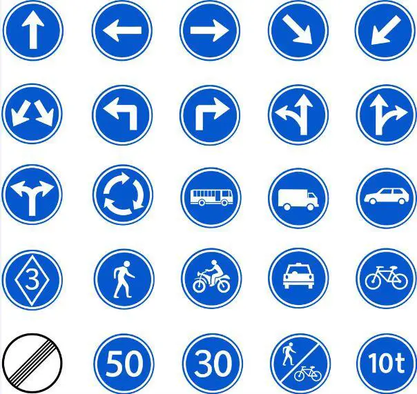 regulatory mandatory traffic signs