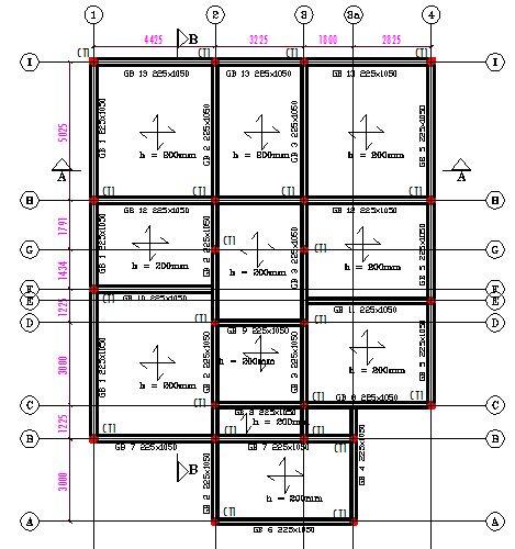 Raft Foundation Construction Plan download AutoCAD Drawing - Cadbull