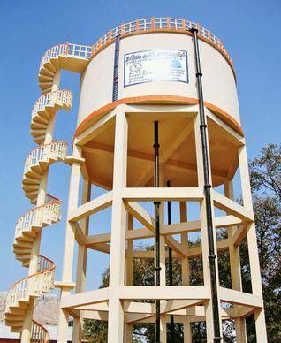 Reinforced Concrete Overhead Tanks, Spiral Staircase For Storage Tanks