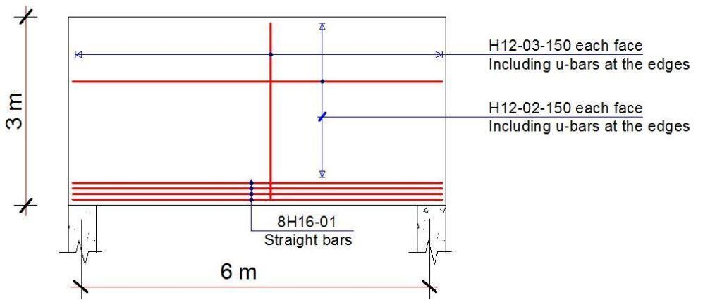 detailing sketches of deep beam