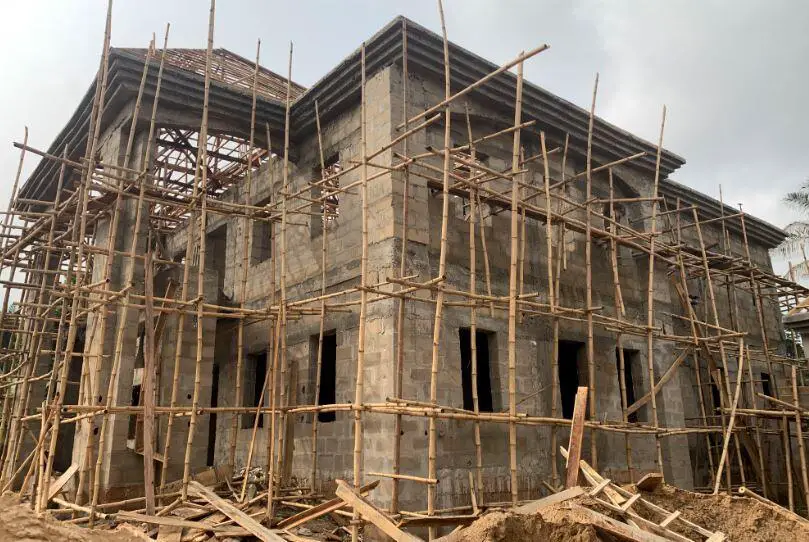 Residential Duplex under Construction by Structville Integrated Services Limited