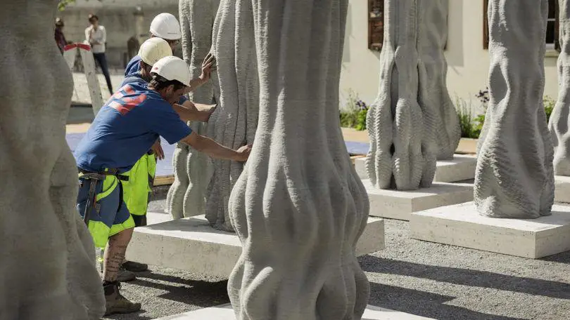 3d printed concrete columns