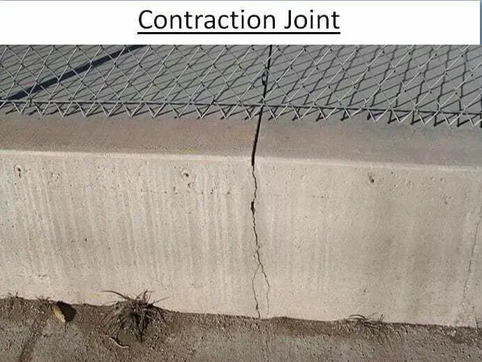 contraction joint construction