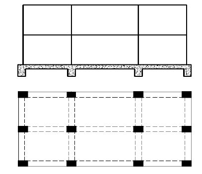 Beam and slab raft foundation