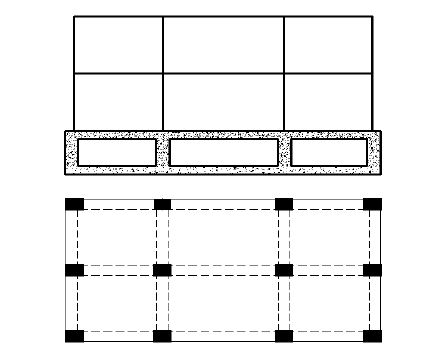 Cellular raft foundation